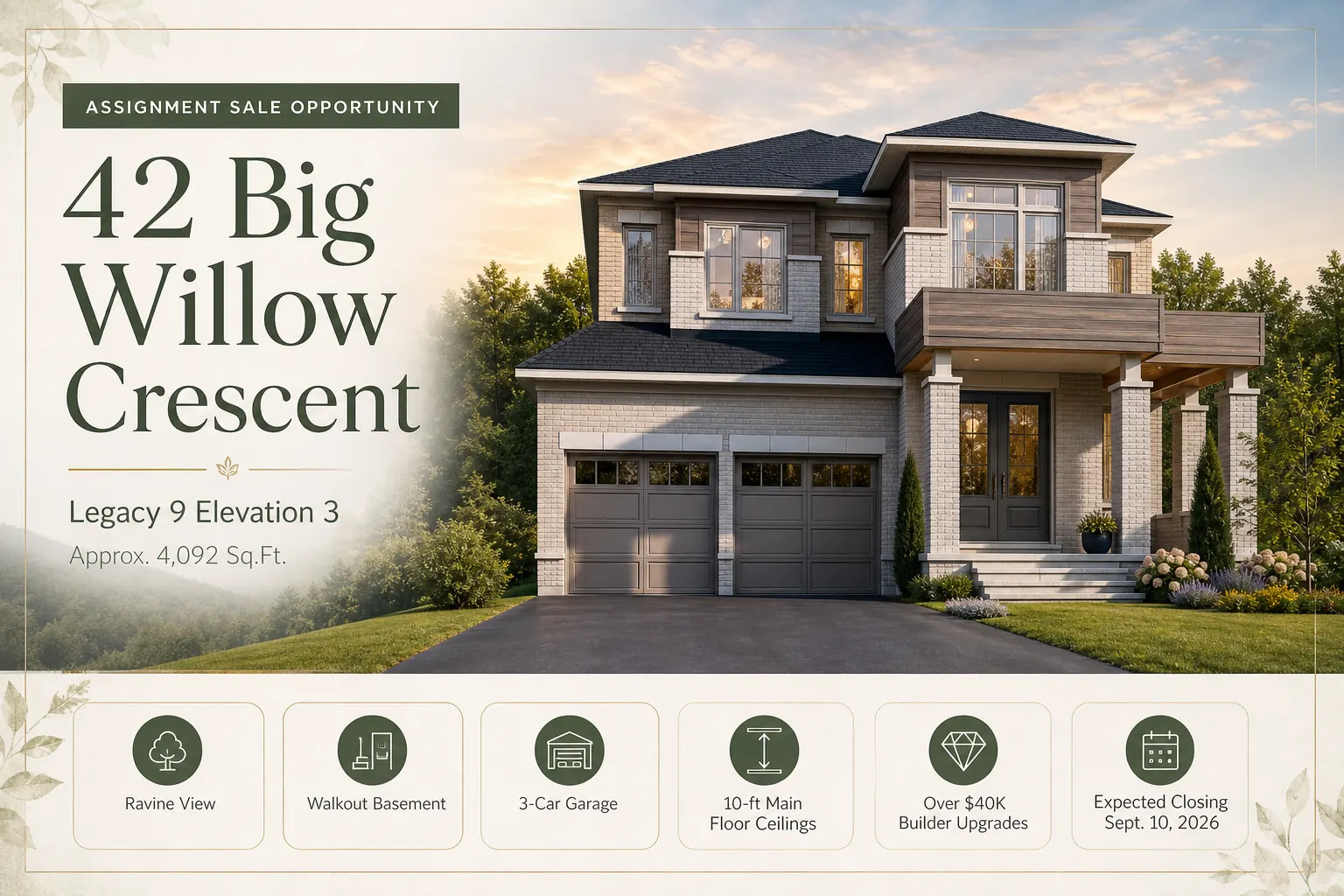 Key highlights for 42 Big Willow Crescent